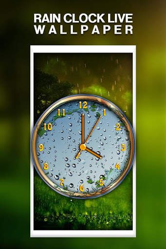 Rain Clock Live Wallpaper screenshot 4