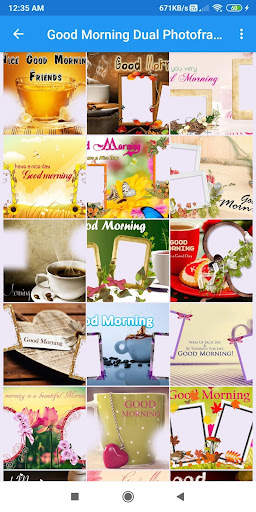 Good Morning Photo Frames screenshot 5