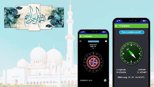 Digital Compass Qibla finder screenshot 1