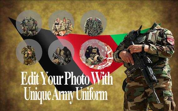 Afghan Army Suit Photo Editor - Commando Uniform screenshot 1