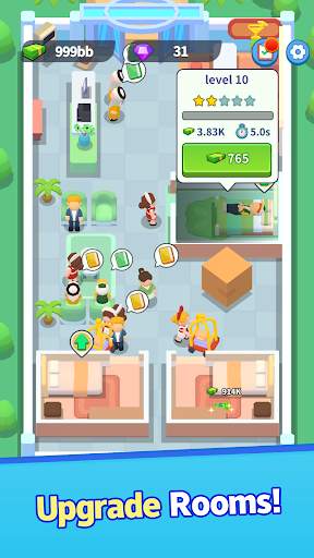 My Mini Hotel: Idle Game स्क्रीनशॉट 7