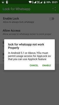Lock for Whatsapp screenshot 2