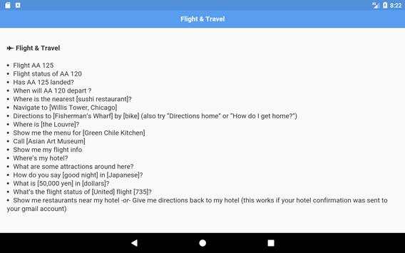 Commands for Google Assistant screenshot 8