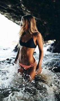 Sexy Beach Bikini Girls Wallpaper screenshot 1