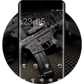 War theme wallpaper automatic black vest defense icon