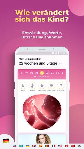 AMMA Schwangerschafts-App: Geburtstermin-Tracker screenshot 1