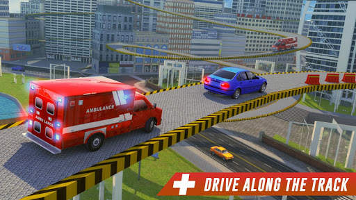 Roof Jumping Ambulance Simulator - Rooftop Stunts screenshot 1
