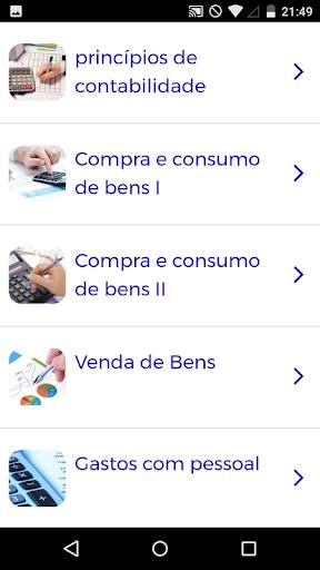 Curso de Contabilidade Avançada screenshot 1
