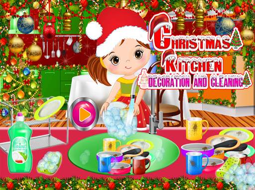 Christmas Kitchen Cleaning-Hidden Objects Cleaning screenshot 5