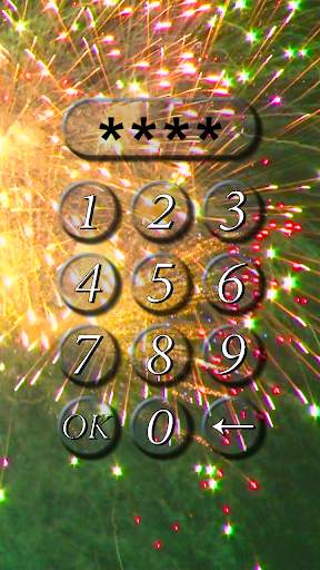 Fireworks lock screen prank 8 تصوير الشاشة