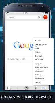 China Unblock Proxy Browser - VPN Private Browser screenshot 3