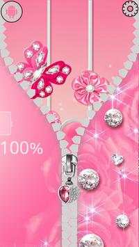 Diamond Zipper Screen Lock screenshot 5