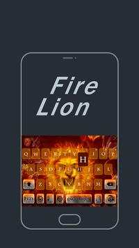 Fire Lion Emoji Kika Keyboard screenshot 1