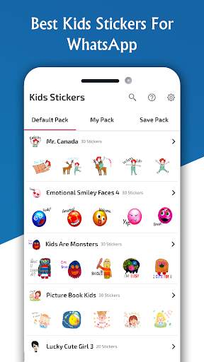 Kids Stickers for WhatsApp - WAStickerApps screenshot 2