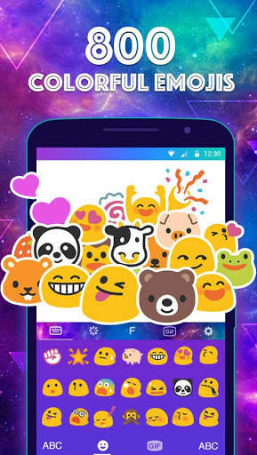 Color Keyboard Galaxy Theme स्क्रीनशॉट 2