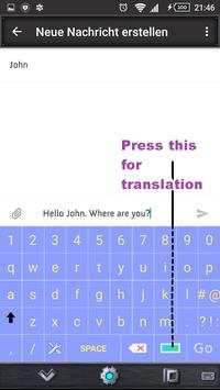 Translation Board Keyboard Fre screenshot 1
