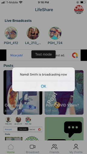 LifeShare Mobile App screenshot 1