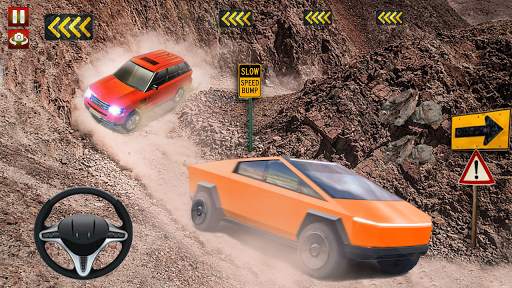 Cyber Truck Driving Simulator 4x4 : Offroad Jeeps screenshot 2
