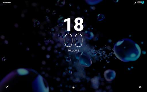 Black Theme XZ2 (live wallpaper) screenshot 15