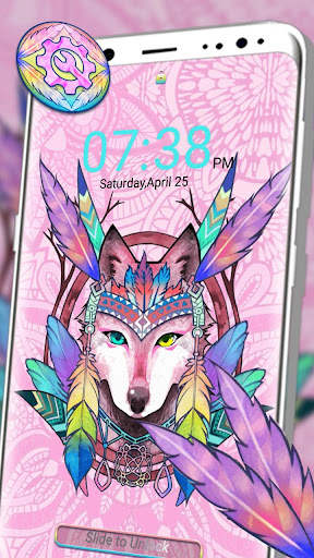 Dream Catcher Wolf Theme screenshot 3