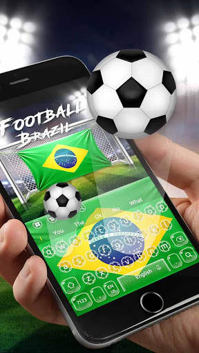 Brazil Sepak bola Keyboard screenshot 2