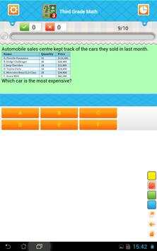 Third Grade Math 6 تصوير الشاشة