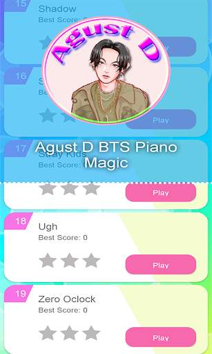 Mixtape Agust D BTS Piano Magic screenshot 3