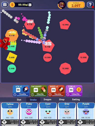 Idle Snakes - io games screenshot 14