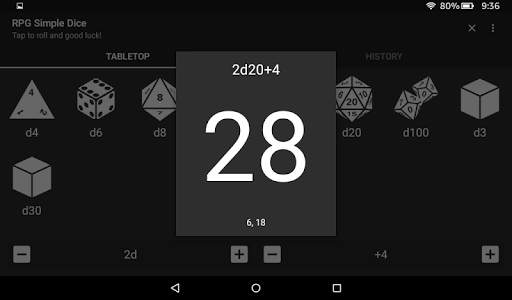 RPG Simple Dice screenshot 13