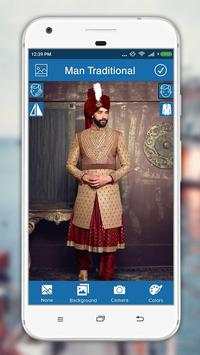 Man Traditional Photo Suit screenshot 3