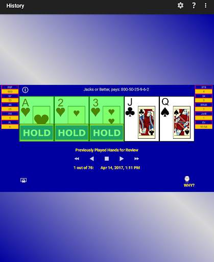 Play Perfect Video Poker Lite screenshot 14
