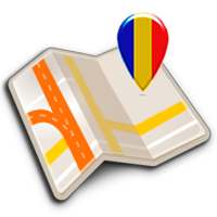 Map of Romania offline logo