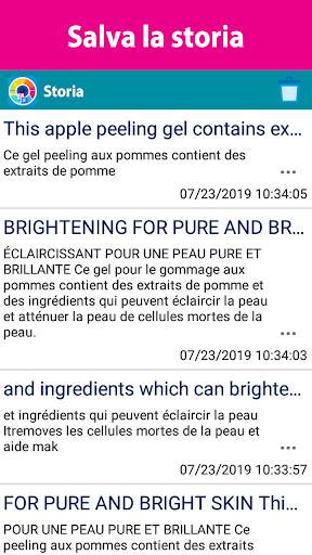Traduzione - Traduci con la fotocamera screenshot 5