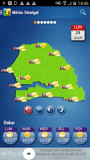 Météo Sénégal скриншот 1