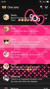 One Sms Theme for Hello Kitty screenshot 2