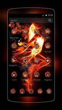 Fire Dance Girl Theme screenshot 2
