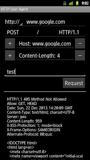 HTTP User Agent screenshot 3