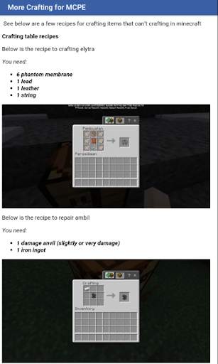 More Crafting Addon for Minecr screenshot 1