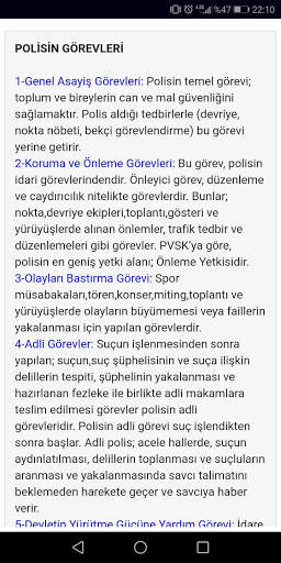 Polis Kanun ve Yönetmelikler скриншот 5