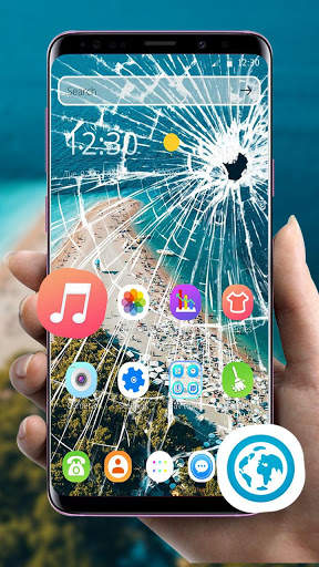 Broken Screen Theme screenshot 1