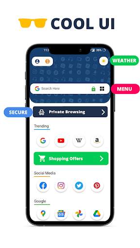 Saffari Browser - IOS 15 screenshot 1