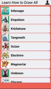 Learn How to Draw All Pokemon Evolution screenshot 4
