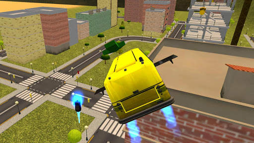 Flying City Bus Simulator 2016 screenshot 5