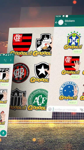 Figurinhas de times de futebol para WhatsApp ⚽ screenshot 2