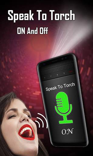 FlashLight on Voice screenshot 1
