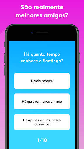 Teste de amizade screenshot 2