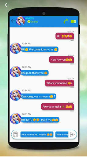 Cat Angela's funny call: Fake video call screenshot 3