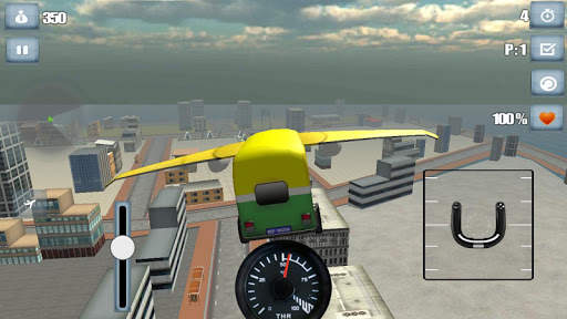 Flying Tuk Tuk Auto Rickshaw screenshot 2