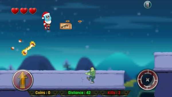 Gambola Santa Vs Zombie🏂🏂 screenshot 2