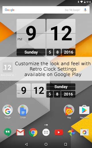 Retro Clock Widget screenshot 7